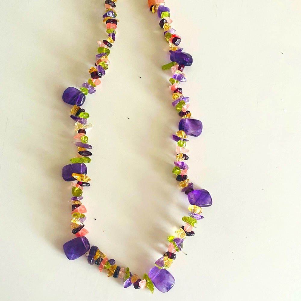 Amethyst necklace